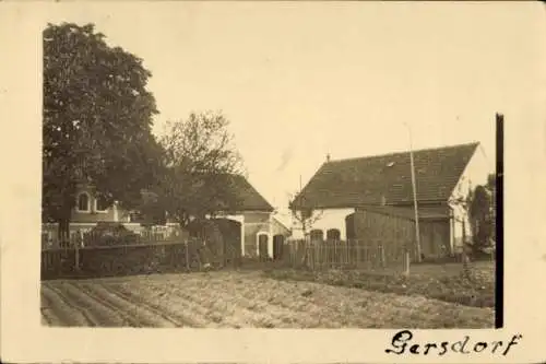 Foto Ak Gierałtów Gersdorf am Queis Niederschlesien, Blick in den Ort