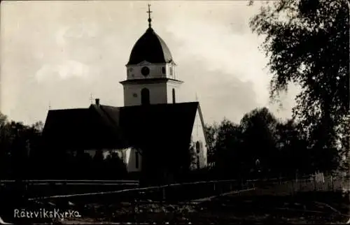 Ak Rättvik Schweden, Kirche