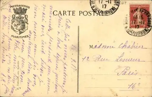 Ak Paquebot Armand Béhic, Messageries Maritimes, MM