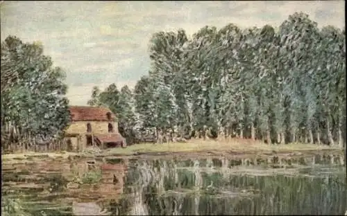 Künstler Ak Sisley, A., Bords du Loing