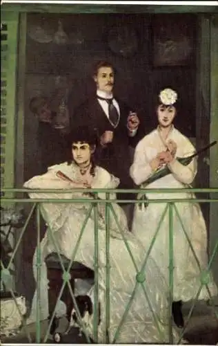 Künstler Ak Manet, Edouard, Le Balcon