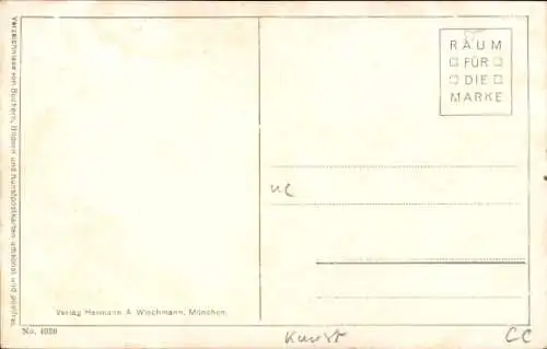 Künstler Ak Schiestl, Matthäus, Der Zaunkönig