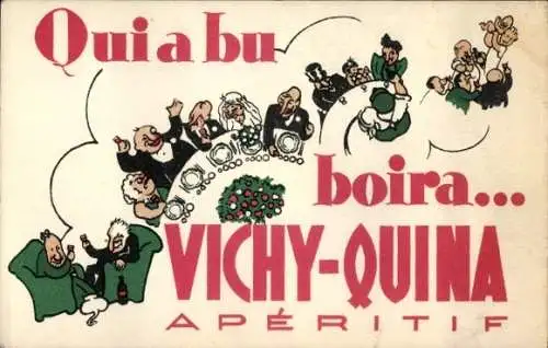 Künstler Ak Reklame, Vichy-Quina Aperitif