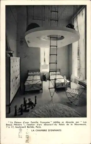 Ak Kinderzimmer, Spielzeuge, Leiter, Ausstellung 1937