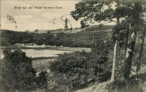 Ak Grunewald Berlin, Kaiser Wilhelm-Turm, Panorama