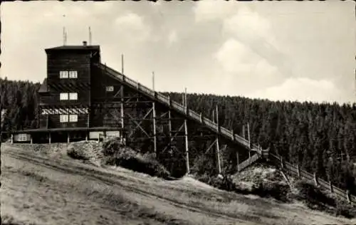 Ak Oberwiesenthal im Erzgebirge, Große Sprungschanze