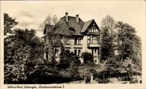 Ak Bad Salzungen in Thüringen, Kindersanatorium I