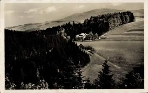 Ak Neuhäusle Sankt Märgen im Schwarzwald, Gasthaus Pension zur Sonne, Panorama