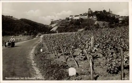 Ak Neuleiningen in der Pfalz, Panorama, Teilansicht