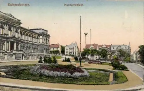 Ak Kaiserslautern in der Pfalz, Museumsplatz