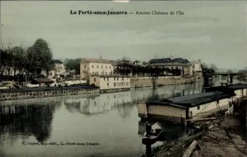 Ak La Ferte sous Jouarre Seine et Marne, Ancien Chateau del'Ile