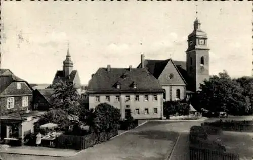 Ak Bad Steben in Oberfranken, Alte Kirche, Neue Kirche