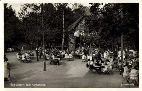 Ak Bad Steben in Oberfranken, Kurkonzert