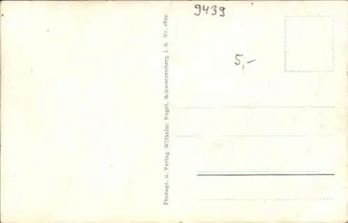 Ak Markersbach im Erzgebirge, Eisenbahnbrücke, Eisenbahn