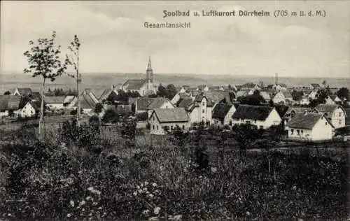 Ak Bad Dürrheim im Schwarzwald, Gesamtansicht