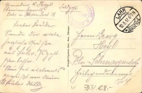 Ak Lahr im Schwarzwald Baden, Neues Reichswaisenhaus, I. Deutsches Reichswaisenhaus