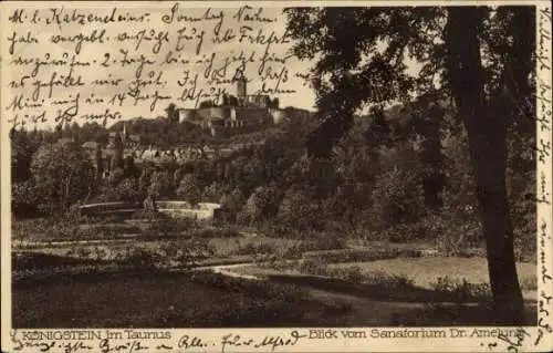 Ak Königstein im Taunus, Sanatorium Dr. Amelung