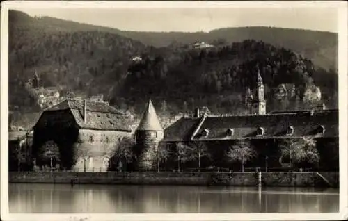 Ak Heidelberg am Neckar, Marstall, Heuscheuer des Schlosses, Molkenkur