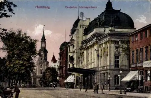 Ak Hamburg Mitte St. Georg, Deutsches Schauspielhaus