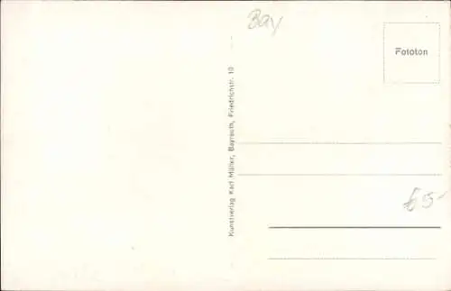 Ak Bayreuth in Oberfranken, Marktplatz