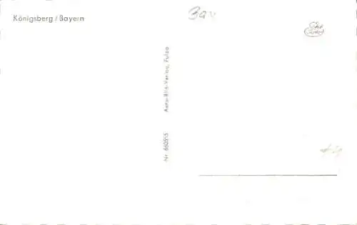 Ak Königsberg in Bayern Unterfranken, Teilansicht