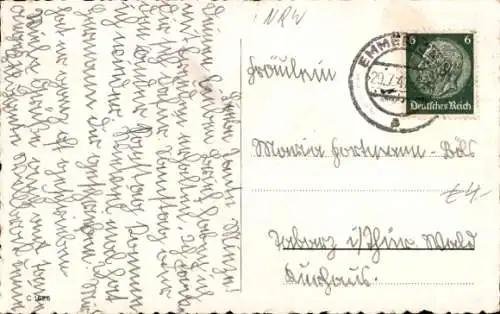 Ak Emmerich am Niederrhein, Rheinufer