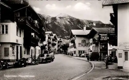 Ak Tegernsee in Oberbayern, Hauptstraße