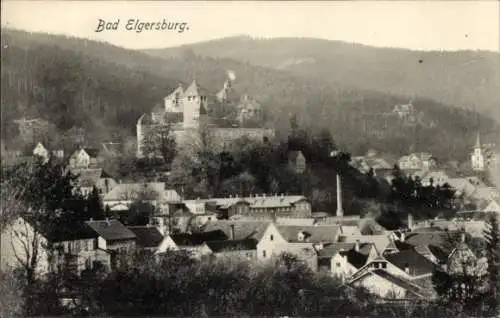 Ak Elgersburg in Thüringen, Totalansicht