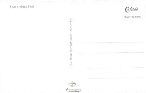 Ak Blumenthal Hellenthal Eifel, Totalansicht