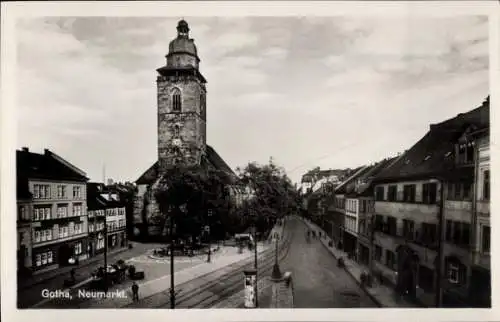 Ak Gotha in Thüringen, Neumarkt, Turm