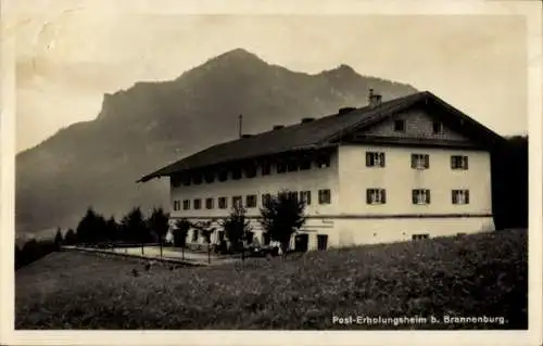 Ak Brannenburg in Oberbayern, Post-Erholungsheim