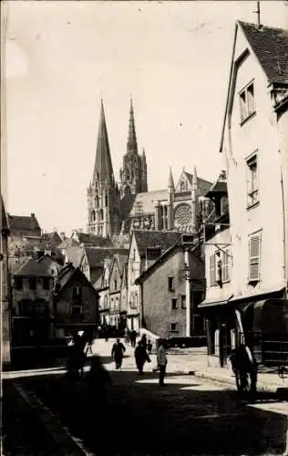 Ak Chartres Eure et Loir, Teilansicht, Kirche