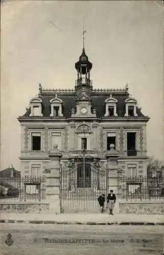 Ak Maisons Laffitte Yvelines, Rathaus