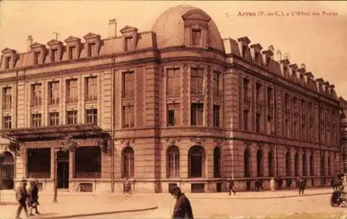 Ak Arras Pas de Calais, Hotel des Postes