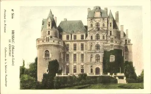 Ak Brissac Maine et Loire, Château