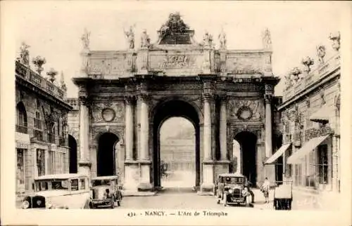 Ak Nancy Meurthe et Moselle, Arc de Triomphe