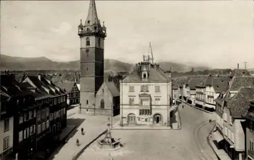 Ak Obernai Oberehnheim Elsass Bas Rhin, Kapellturm