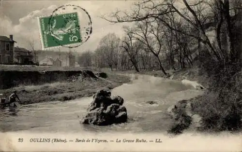 Ak Lyon Rhône d'Oullin, La Grosse Roche, Bords de Yzeron