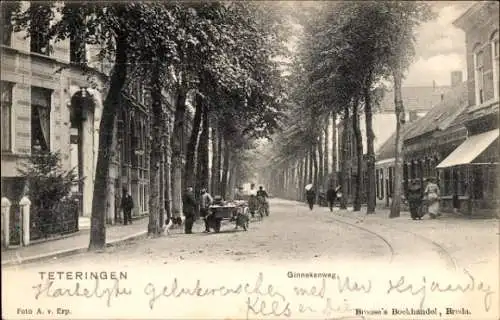 Ak Teteringen Nordbrabant, Ginnekenweg