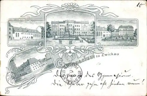 Litho Zwickau in Sachsen, Gymnasium