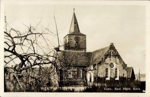 Ak Veen Nordbrabant, Niederlande. Rev. Kirche