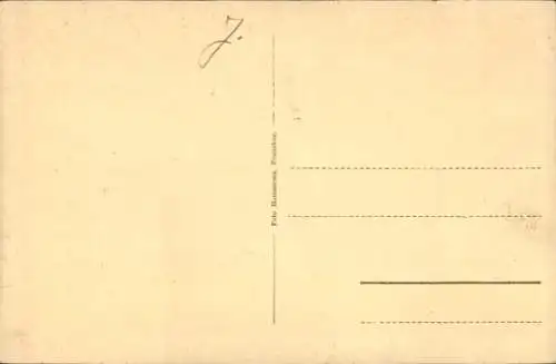 Ak Tzummarum Fryslân Niederlande, Straße nach Minnertsga