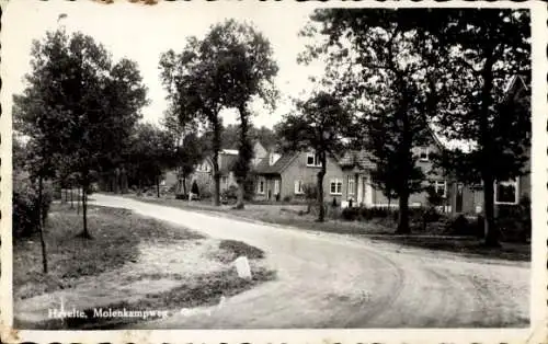 Ak Havelte Drenthe Niederlande, Molenkampweg