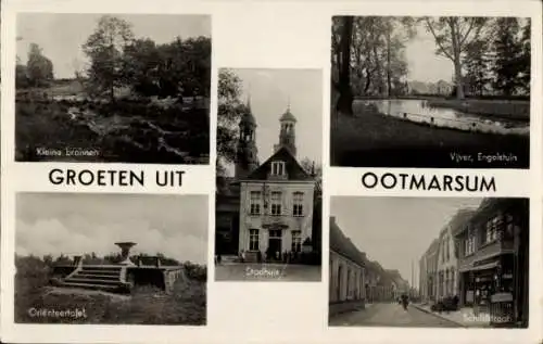 Ak Ootmarsum Twente Overijssel Niederlande, Stadhuis, Schildstraat