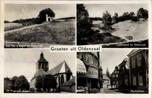 Ak Oldenzaal Overijssel, Tankenberg mit Marienkapelle, Kirche