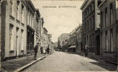 Ak Roosendaal Nordbrabant Niederlande, Achterstraat