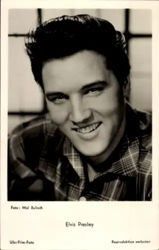 Ak Sänger Elvis Presley, Porträt