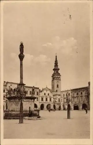 Ak Nový Jičín Neu Titschein Mährisch Schlesien, Stadtplatz