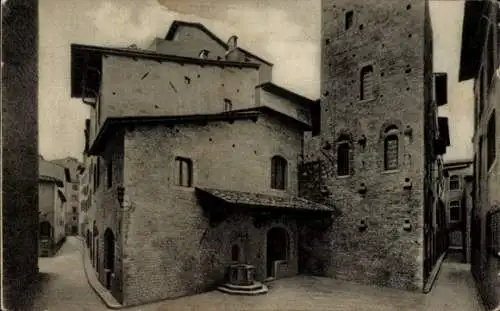 Ak Firenze Florenz Toscana, Casa degli Alighieri, Wohnhaus Alighieris