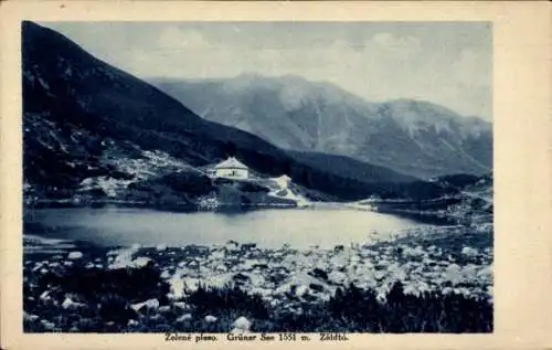 Ak Vysoké Tatry Hohe Tatra Slowakei, Grüner See